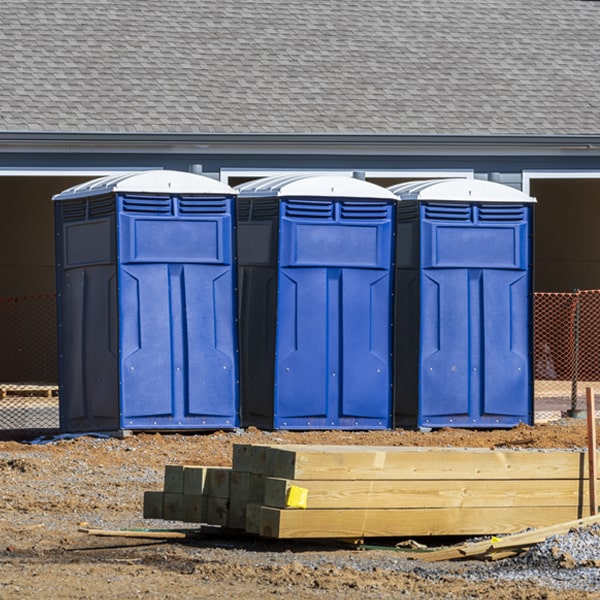 are there any restrictions on what items can be disposed of in the porta potties in Edison